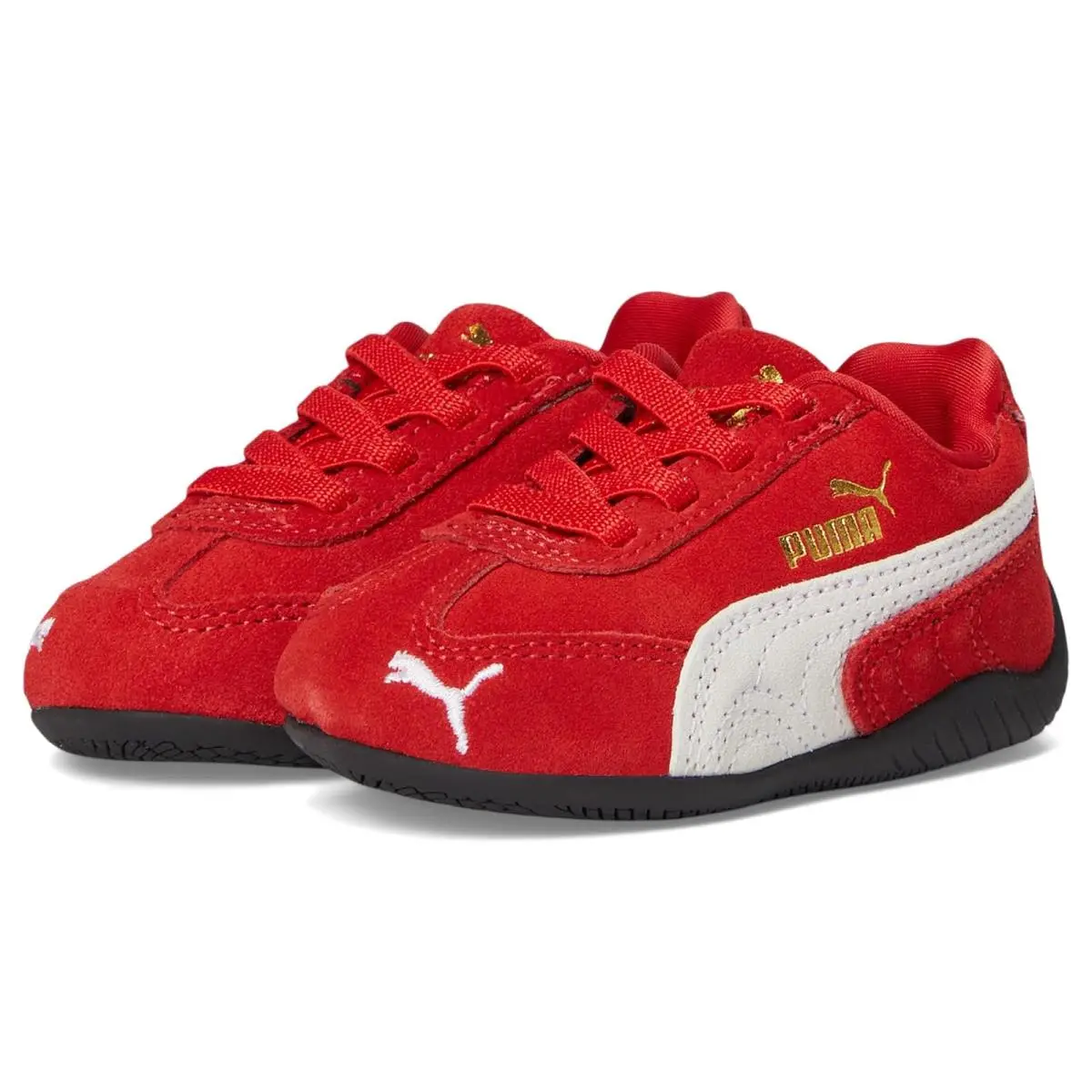 Children Unisex Shoes  Kids Speedcat Alternative Closure Shoes Toddler For All Time Red/White by Puma