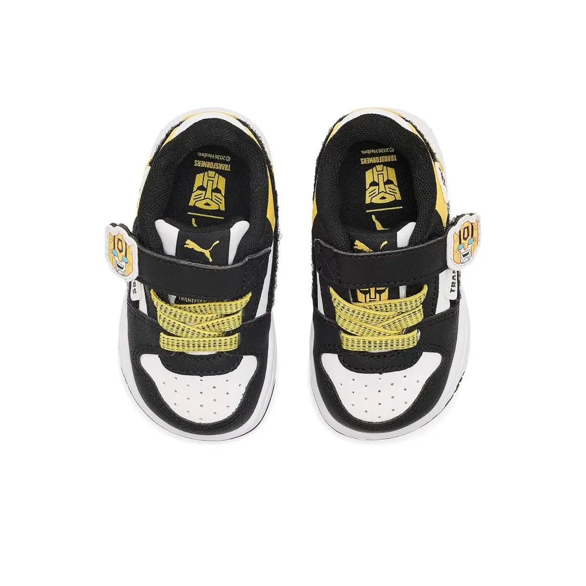 Puma shoes - PUMA White/PUMA Black/Bright Mango Yellow 7