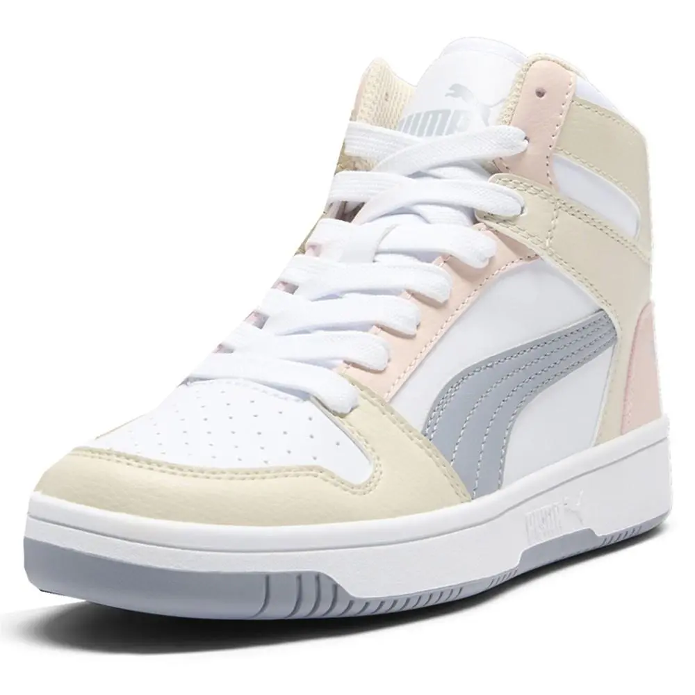 Puma shoes - PUMA Rebound Layup Sl High Top - 39489159 - Beige, Pink, White 0