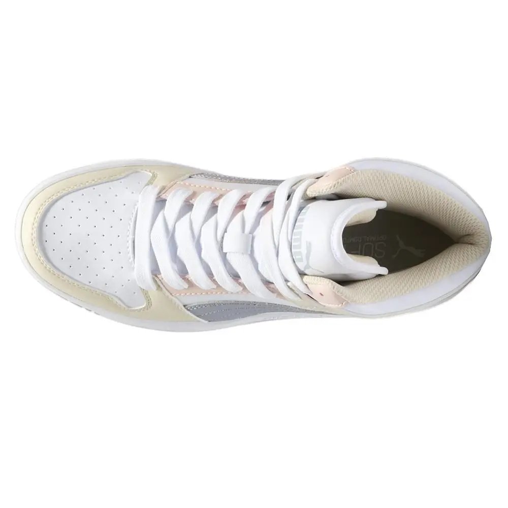 Puma shoes - PUMA Rebound Layup Sl High Top - 39489159 - Beige, Pink, White 2