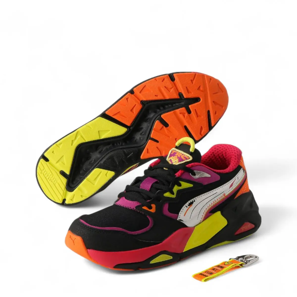 Puma shoes - PUMA TRC - TRC - 390975-01 - Black/Metallic Beige/Rose Red 0