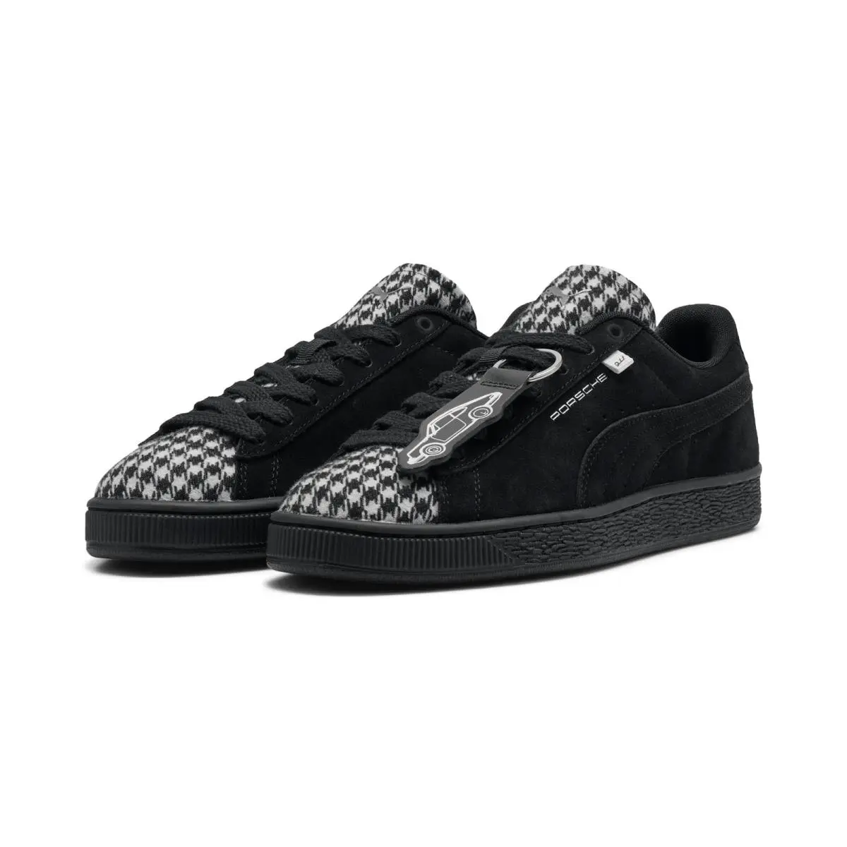 Puma shoes - Puma Porsche Legacy Suede Classic Pepita - 30938801 - Black 9