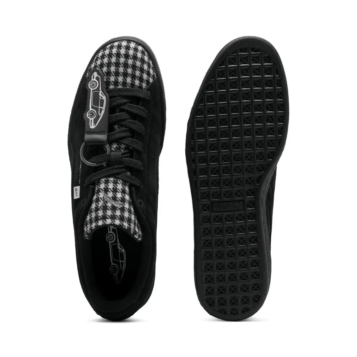 Puma shoes - Puma Porsche Legacy Suede Classic Pepita - 30938801 - Black 10