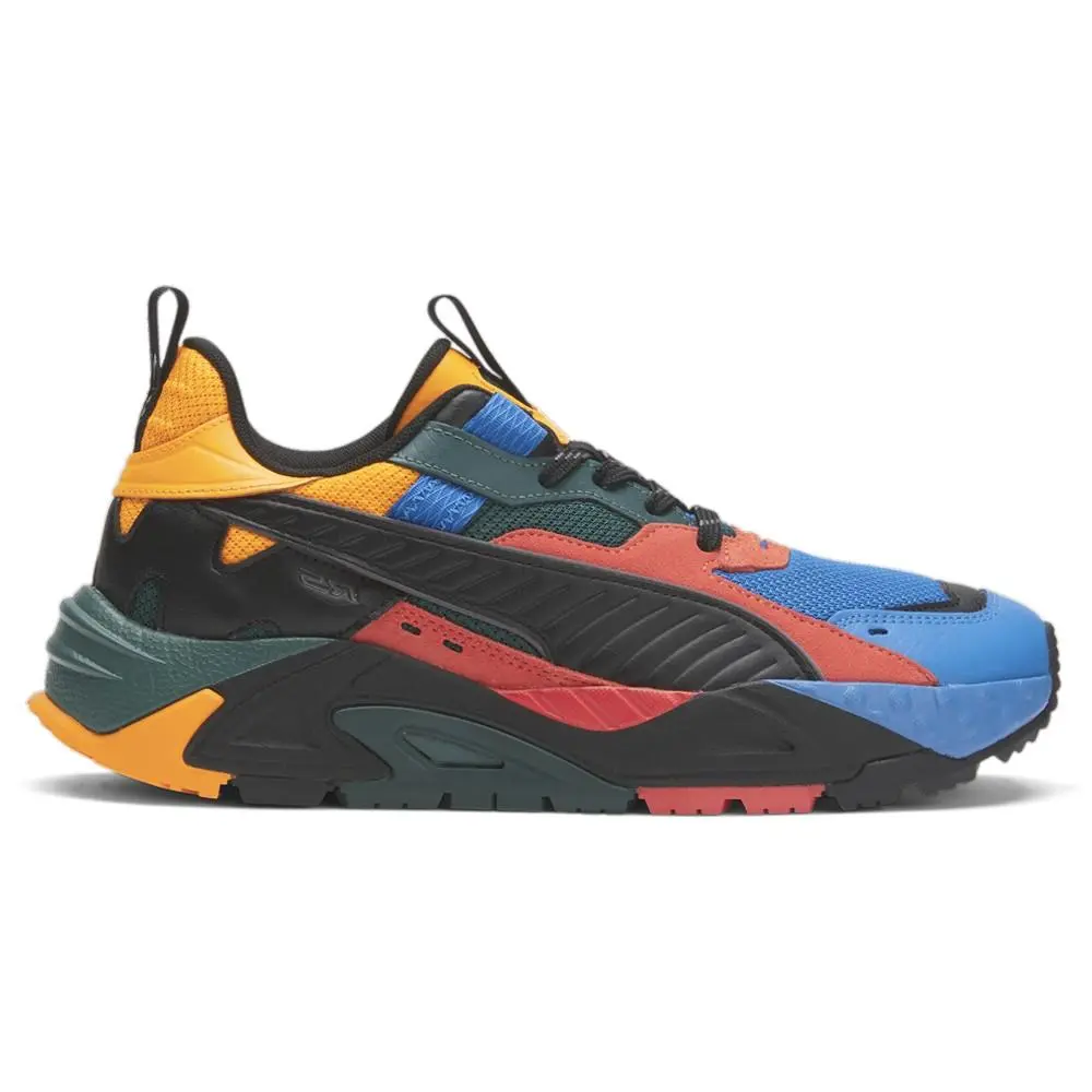 Puma Rstrck Color Lace Up Mens Black Sneakers Casual Shoes 39157601