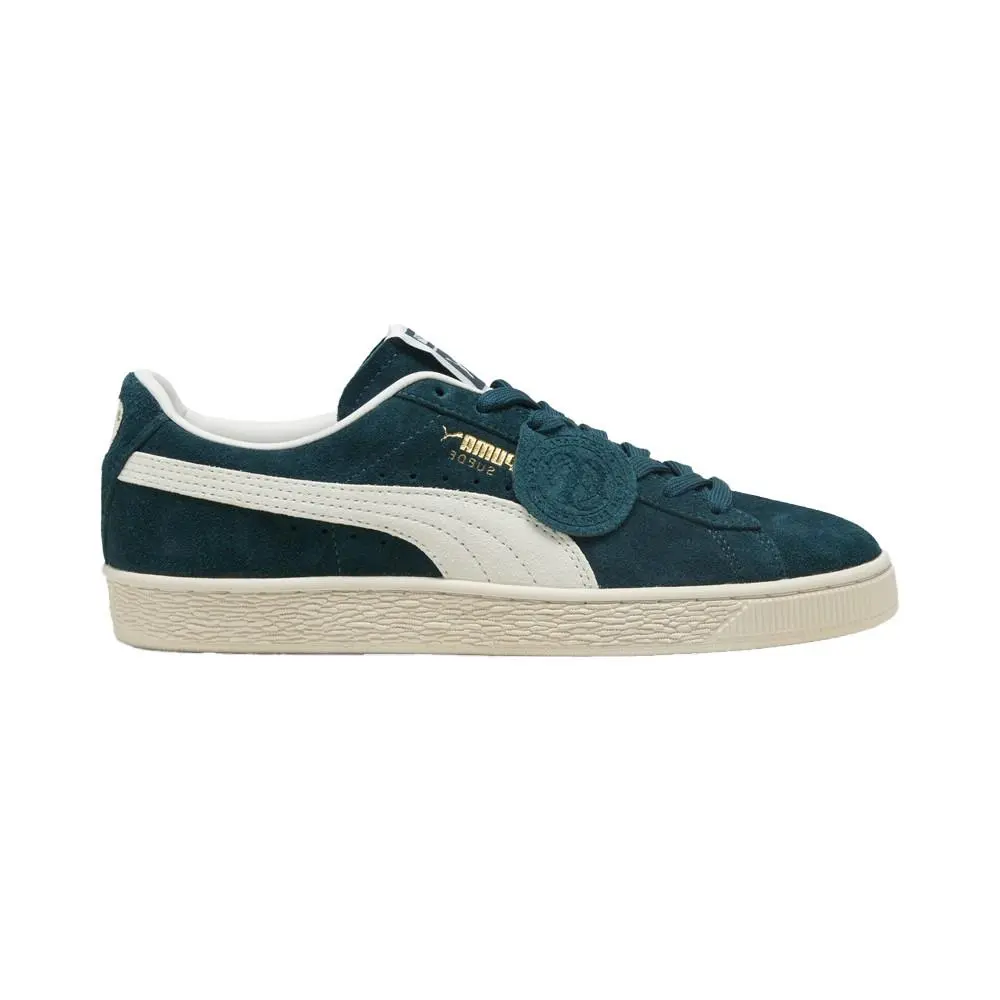 Puma Suede Charles F Stead V Lace Up Mens Blue Sneakers Casual Shoes 40376702