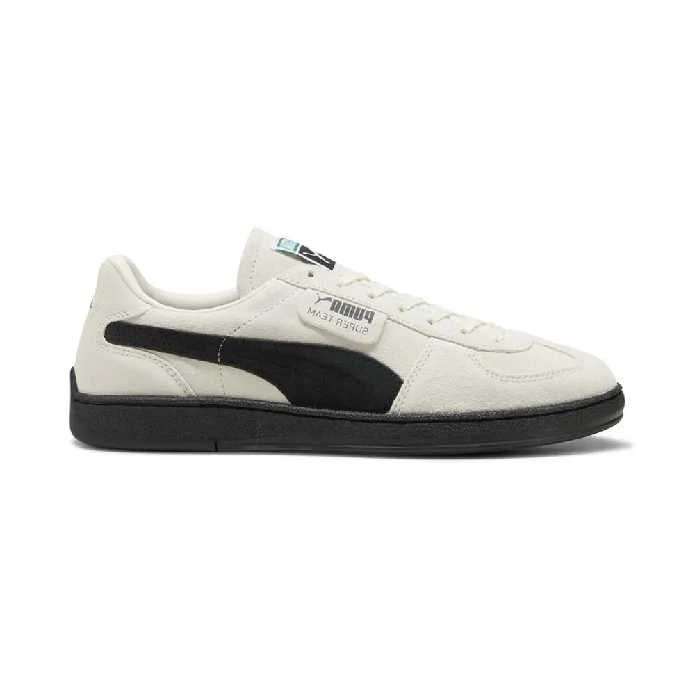 Puma Super Team Lace Up Mens White Sneakers Casual Shoes 40317103