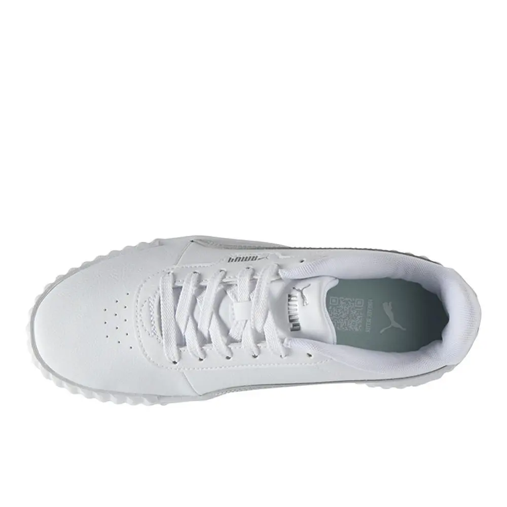 Puma shoes - PUMA Carina 3.0 Aqua Metallics Lace Up - 40072201 - Silver, White 2