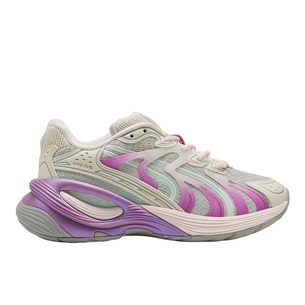 Inverse Mosaic Lace Up Womens Grey Sneakers Casual Shoes 40566902 by Puma
