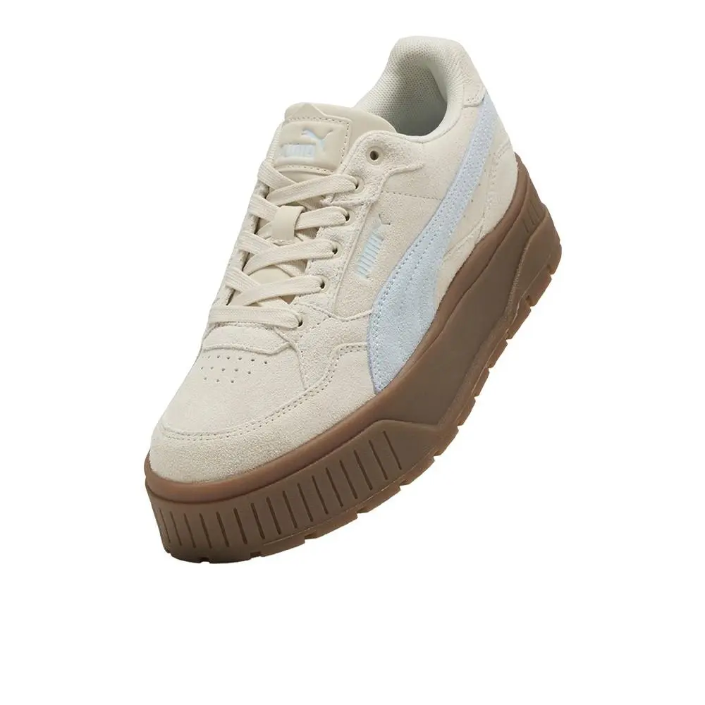 Puma shoes - PUMA Karmen Ii Idol Suede Lace Up - 39746216 - Beige 12