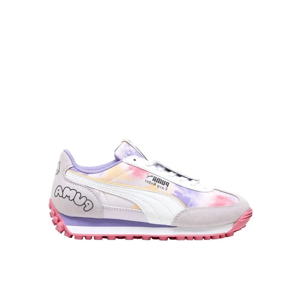 Puma X Hello Kitty and Friends Easy Rider Lace Up Youth Girls Purple Sneakers