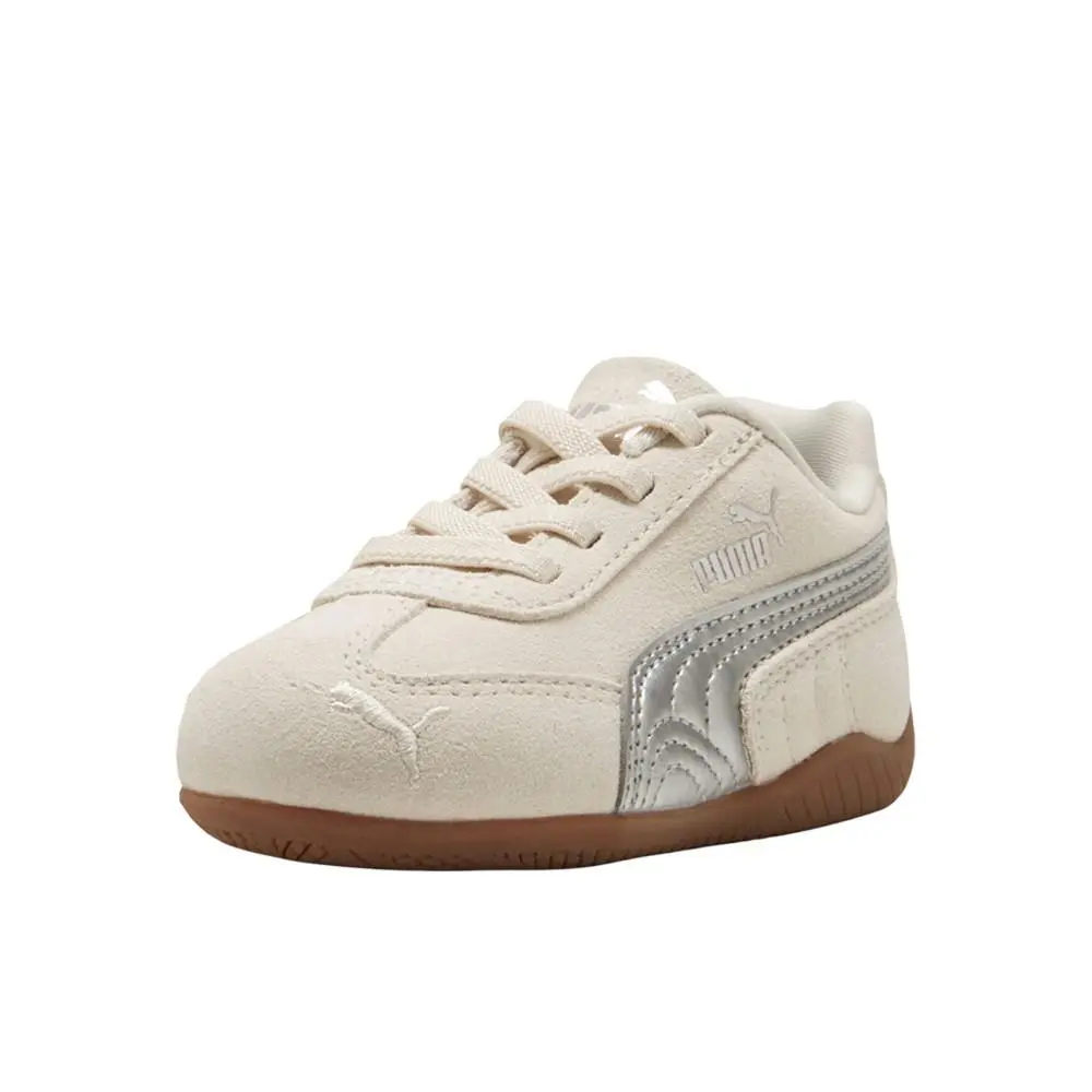 Puma shoes - PUMA Speedcat Metallic Slip On  Toddler - 40411501 - Off White, Silver 6