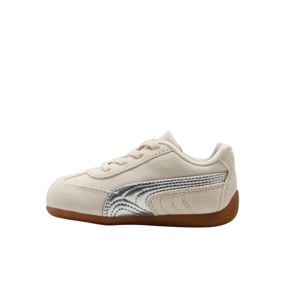 Puma shoes - PUMA Speedcat Metallic Slip On  Toddler - 40411501 - Off White, Silver 7