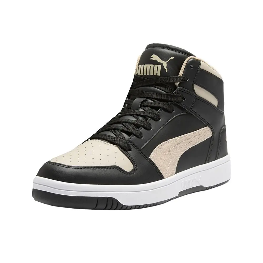 Puma shoes - PUMA Rebound Layup Dust High Top - 40050201 - Beige, Black 0