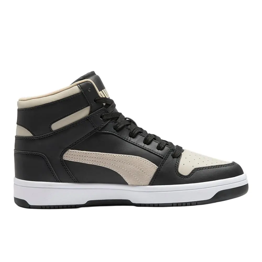 Puma shoes - PUMA Rebound Layup Dust High Top - 40050201 - Beige, Black 5