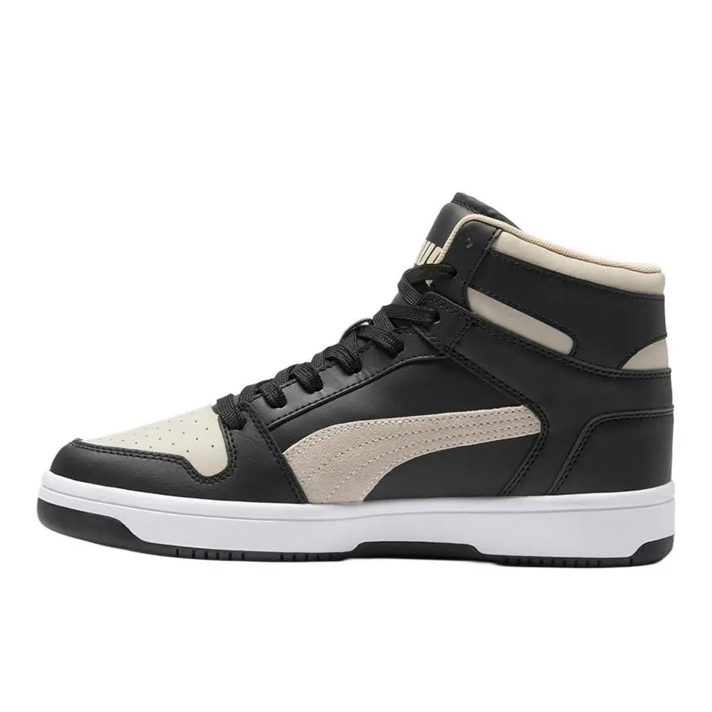 Puma shoes - PUMA Rebound Layup Dust High Top - 40050201 - Beige, Black 7