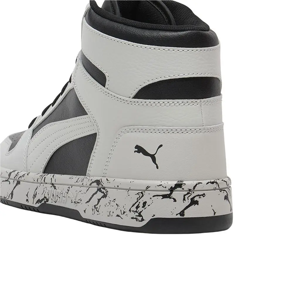 Puma shoes - PUMA Rebound Layup Rcl Marble Lace Up - 40329203 - Black, White 5