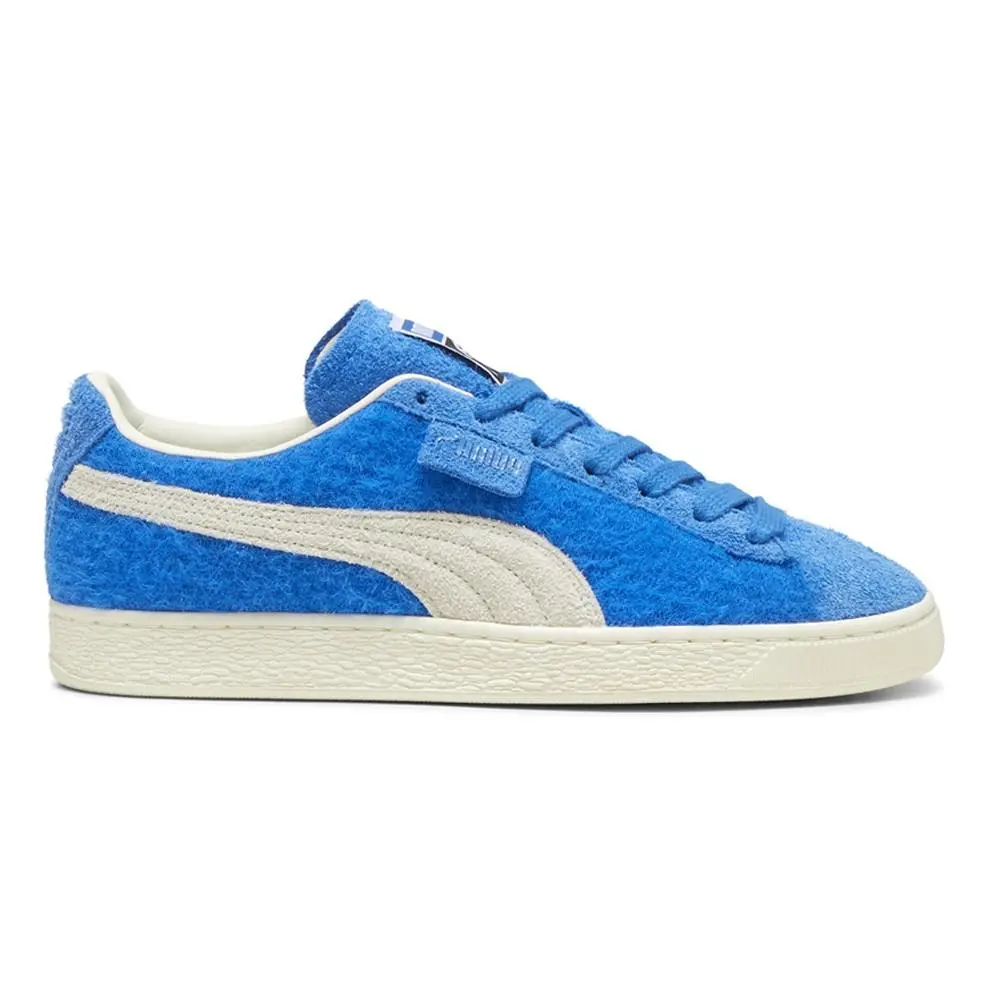 Puma Suede Mohair Lace Up Mens Blue Sneakers Casual Shoes 39870702