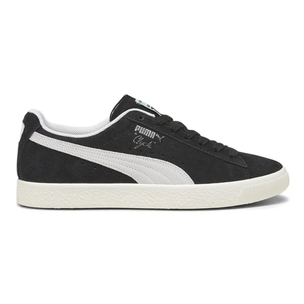 Puma shoes - PUMA Clyde Hairy Suede Lace Up - 39311502 - Black 5