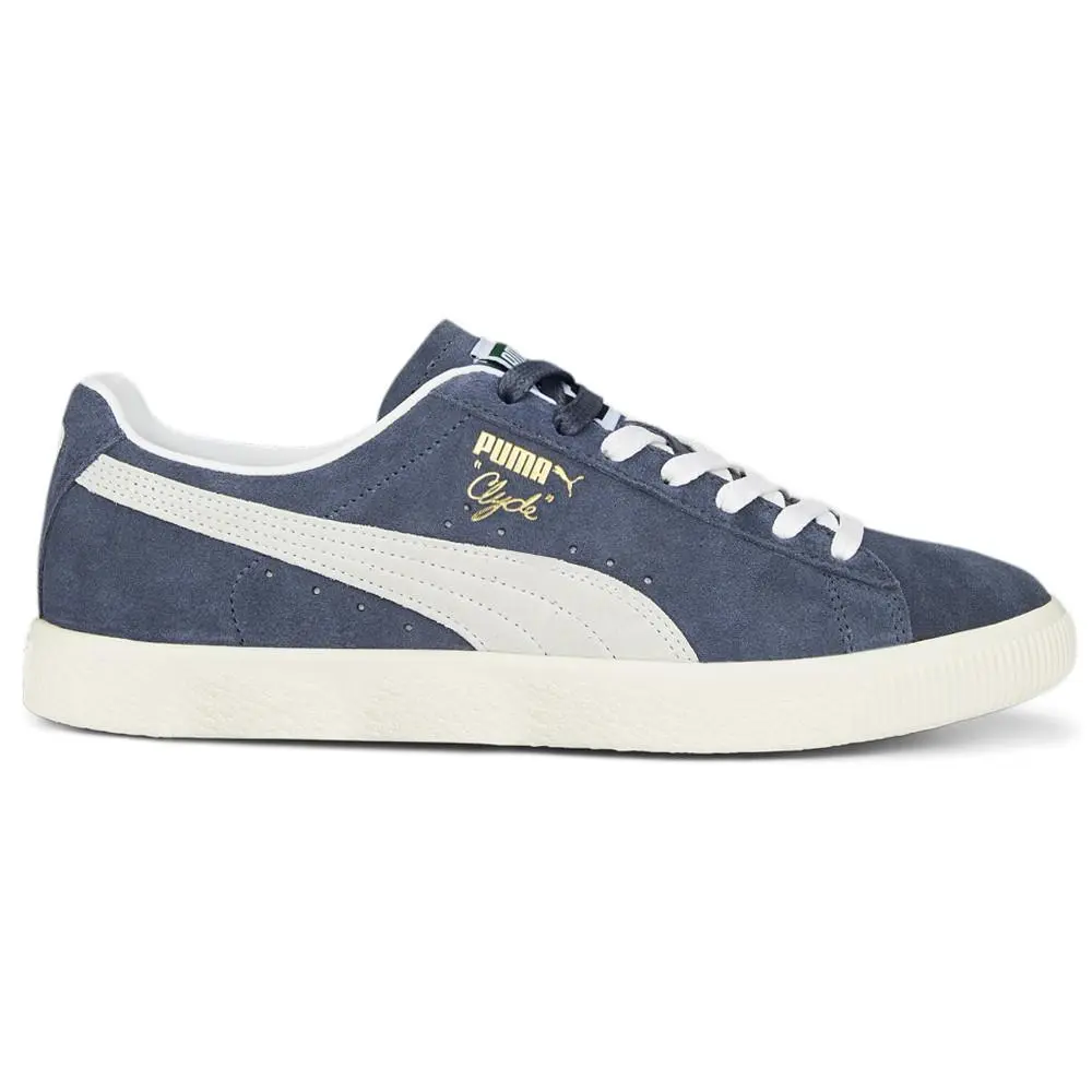 Clyde Og Lace Up Mens Blue Sneakers Casual Shoes 39196201 by Puma