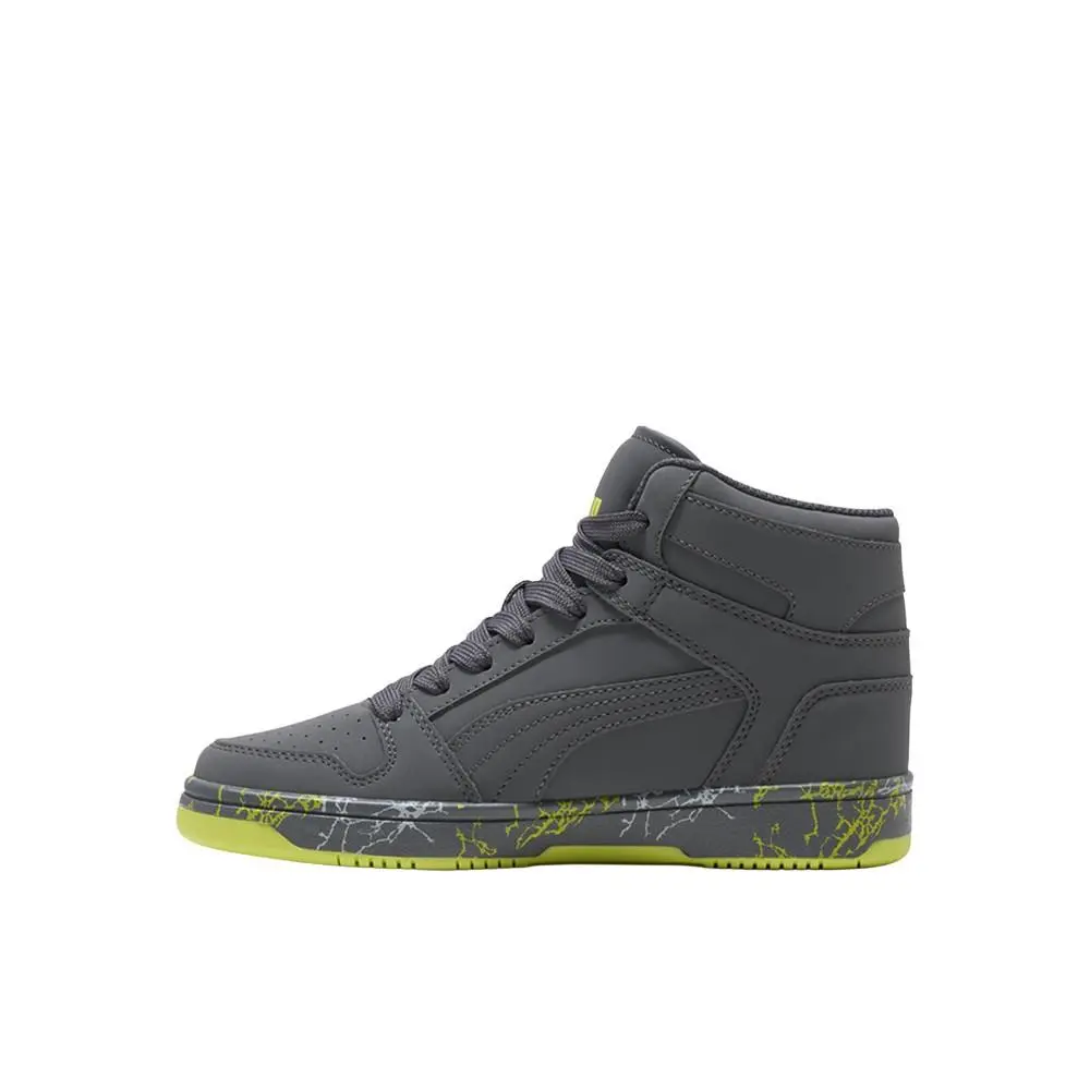 Puma shoes - PUMA Rebound Layup Nubuck Mountain Park High Top  Youth - 39511402 - Grey 1