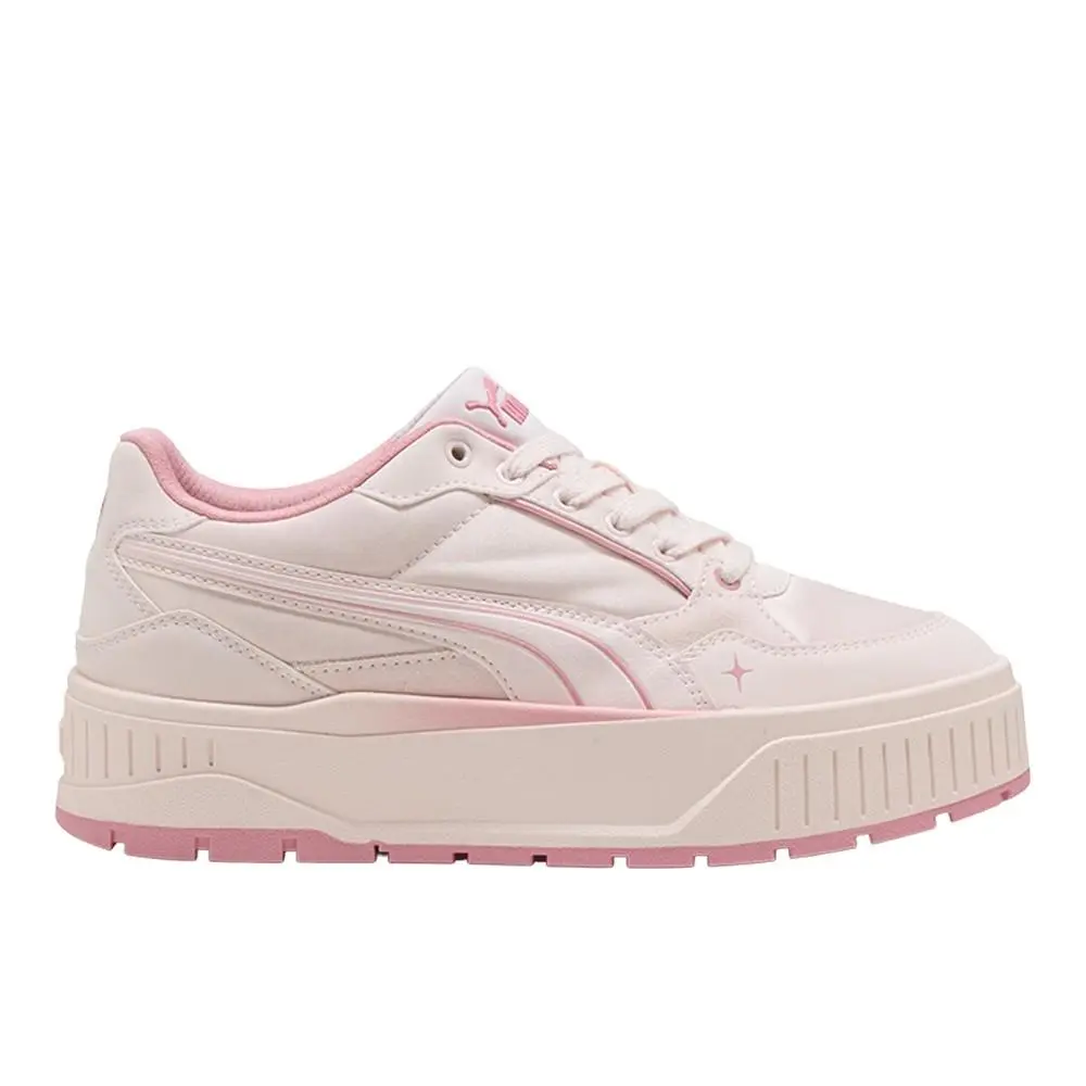 Karmen Ii Idol Satin Princess Lace Up Womens Pink Sneakers Casual Shoes 40 by Puma