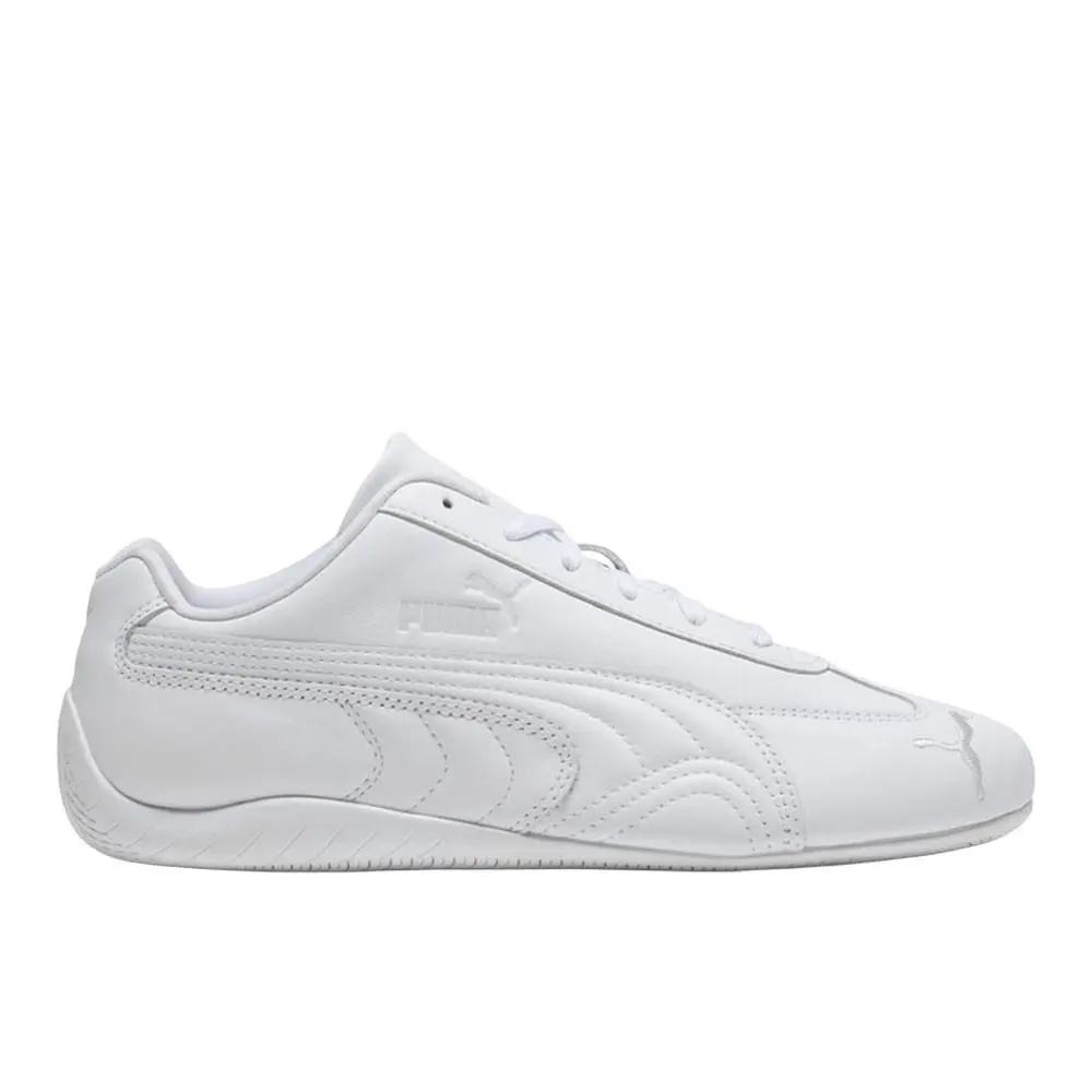 Puma Speedcat Leather Womens White Sneakers Casual Shoes 40591002