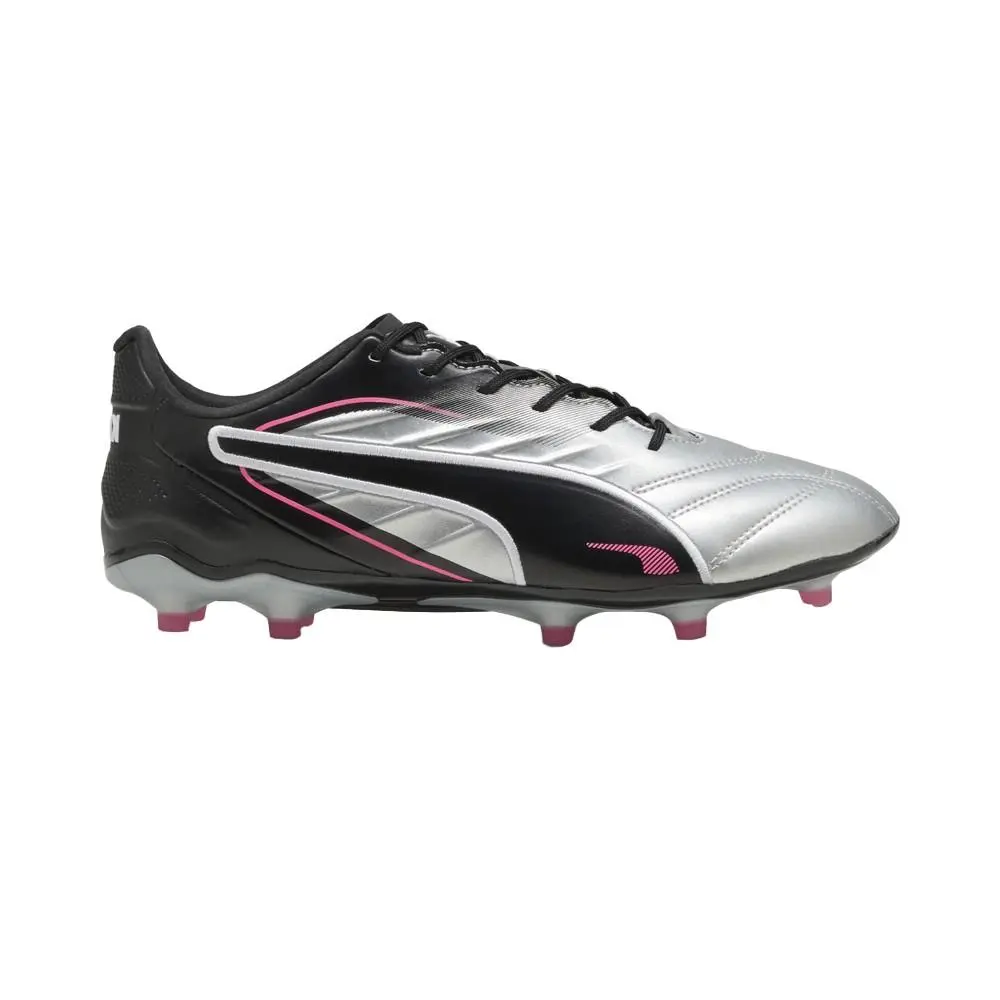 Puma King Pro Soccer Cleats Mens Silver Sneakers Athletic Shoes 10830802
