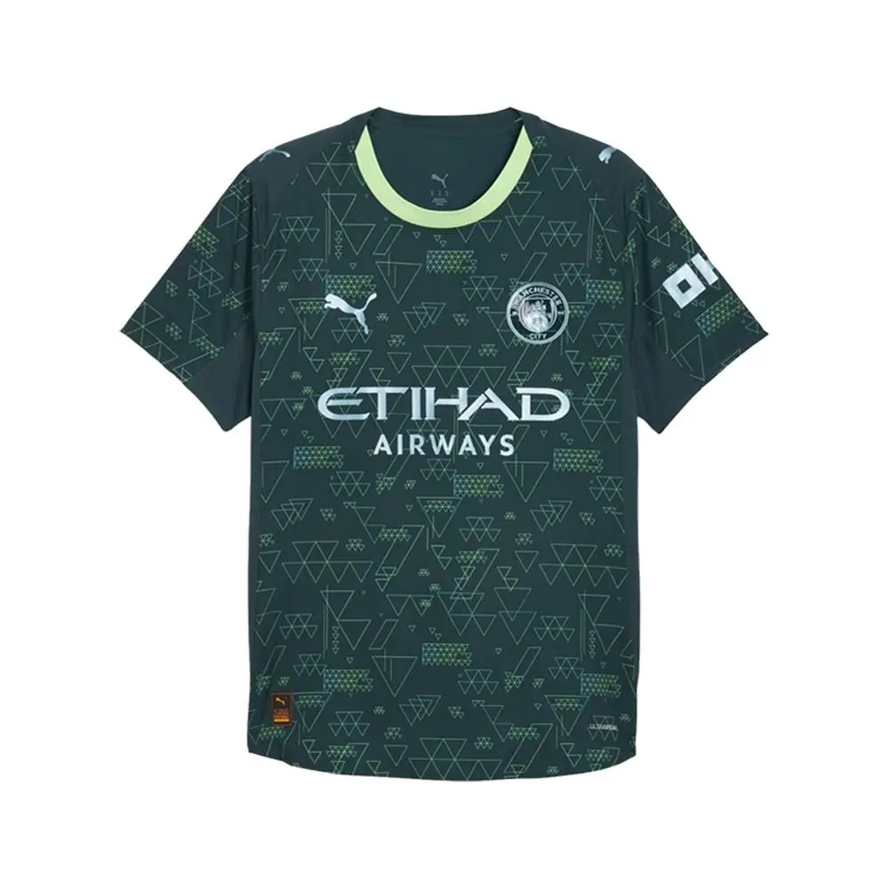 Manchester City 2526 Authentic Fourth Jersey Manchester City 2526 Fourth Jersey Mens Green 78269104 by Puma