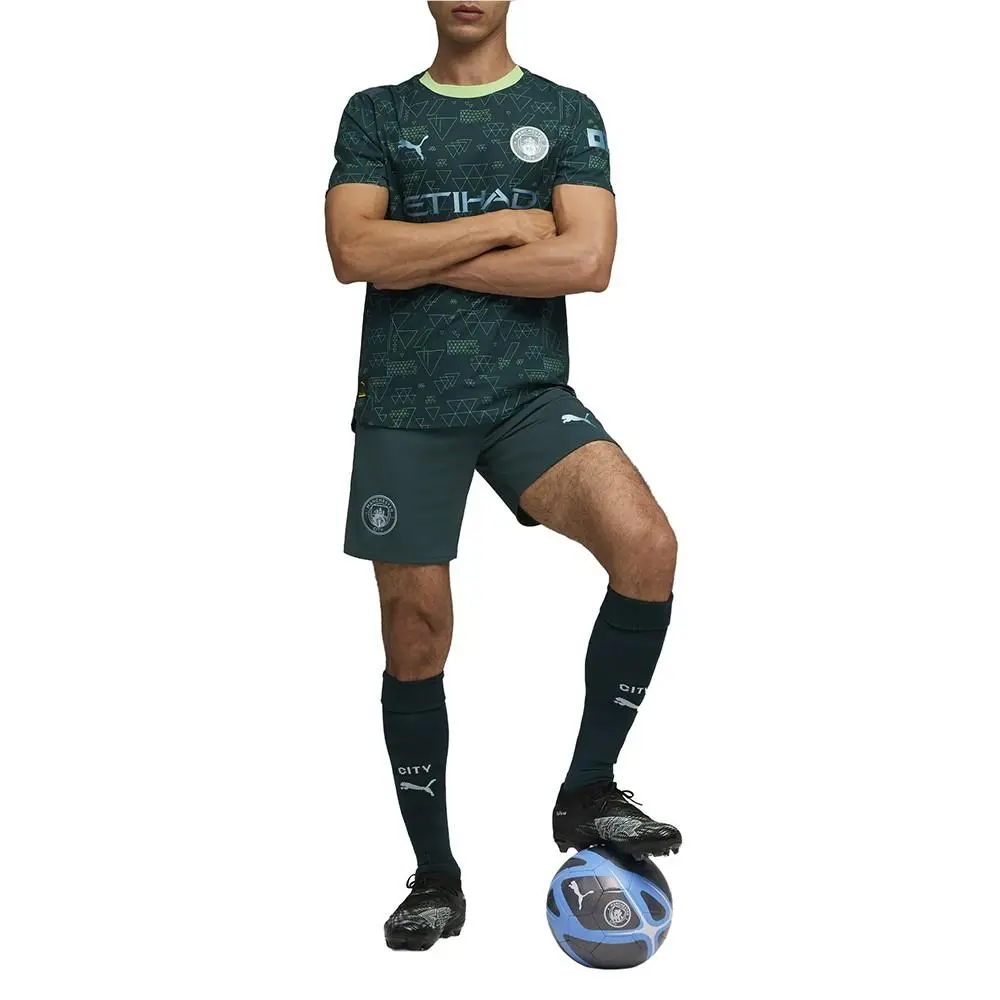 Puma clothing - PUMA Manchester City 2526 Authentic Replica Fourth Jersey - 78269104 - Green 3