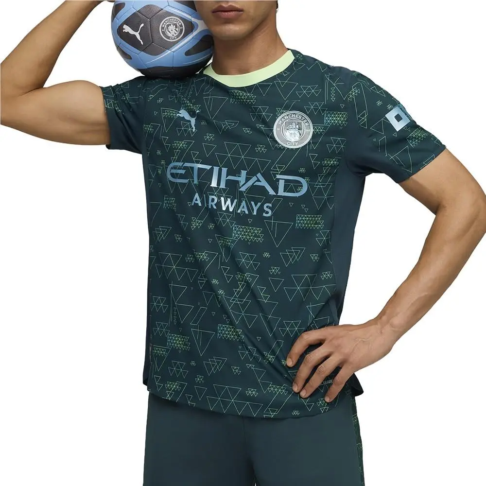 Puma clothing - PUMA Manchester City 2526 Authentic Replica Fourth Jersey - 78269104 - Green 1