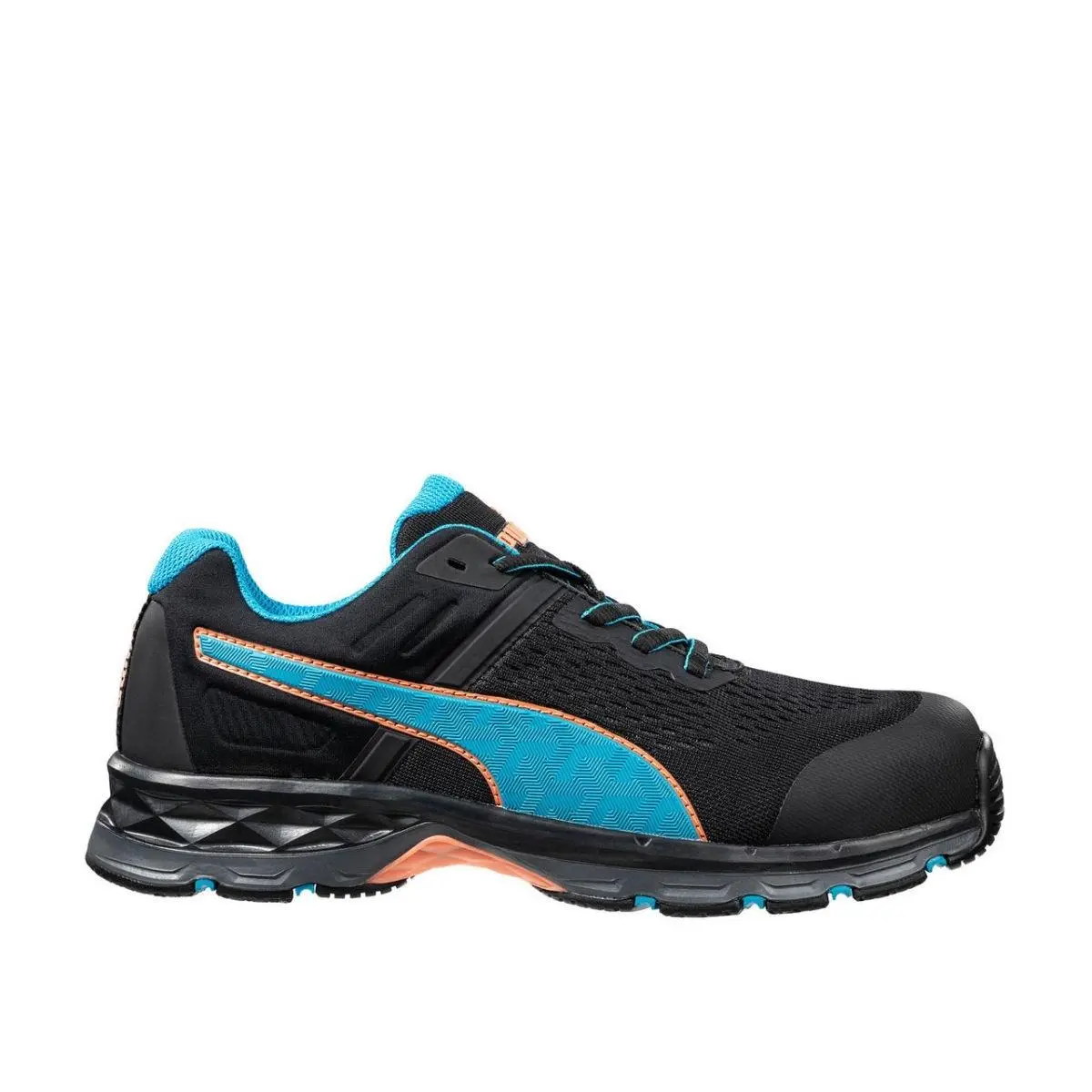 Safety Women`s Define 2.0 Composite Toe Esd Work Shoe Black/aqua - 643945 by Puma