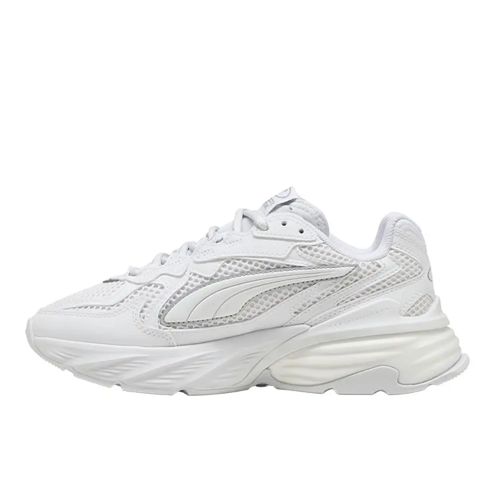 Puma shoes - PUMA Fade Lace Up  Youth - 40688704 - White 1