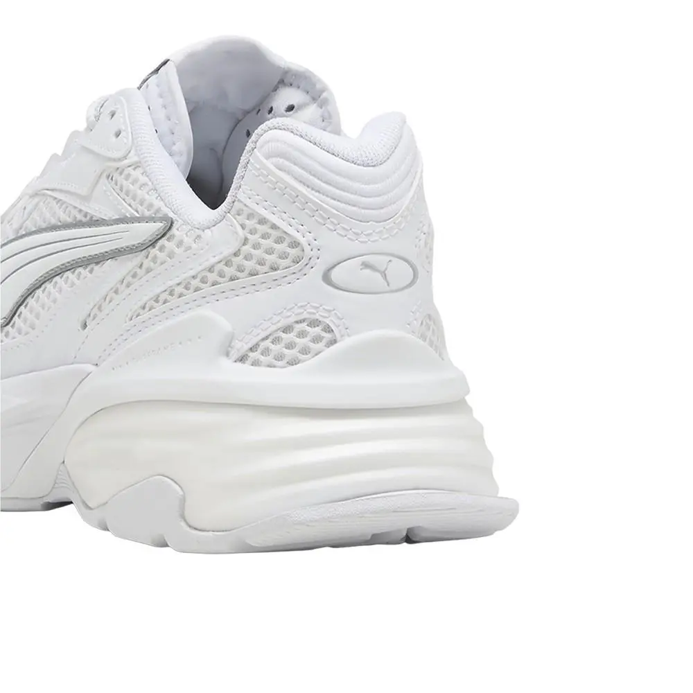 Puma shoes - PUMA Fade Lace Up  Youth - 40688704 - White 5