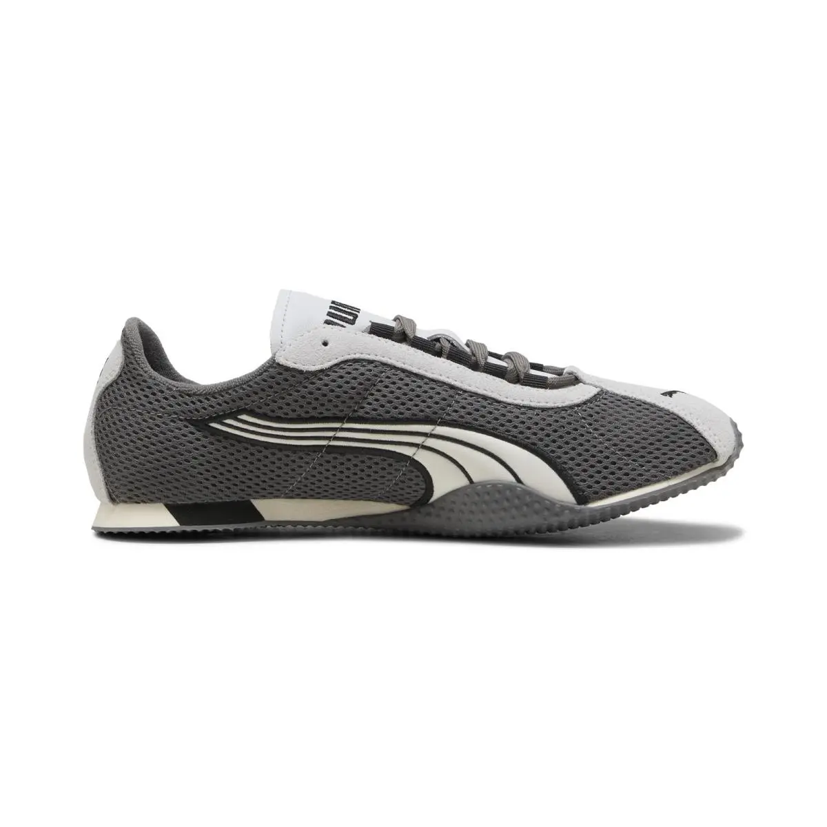 H Street 40377507 Mens Gray Mesh Lace Up Lifestyle Sneakers Shoes by Puma
