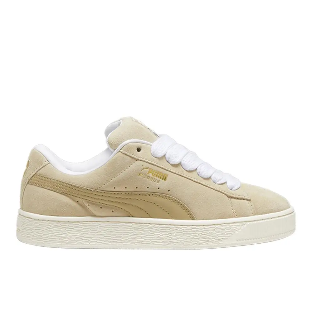 Puma Suede Xl Lace Up Womens Beige Sneakers Casual Shoes 39764805