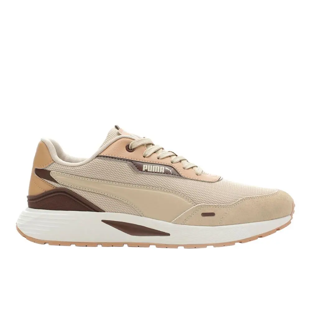 Puma Runtamed Plus Lace Up Mens Beige Sneakers Casual Shoes 39125010