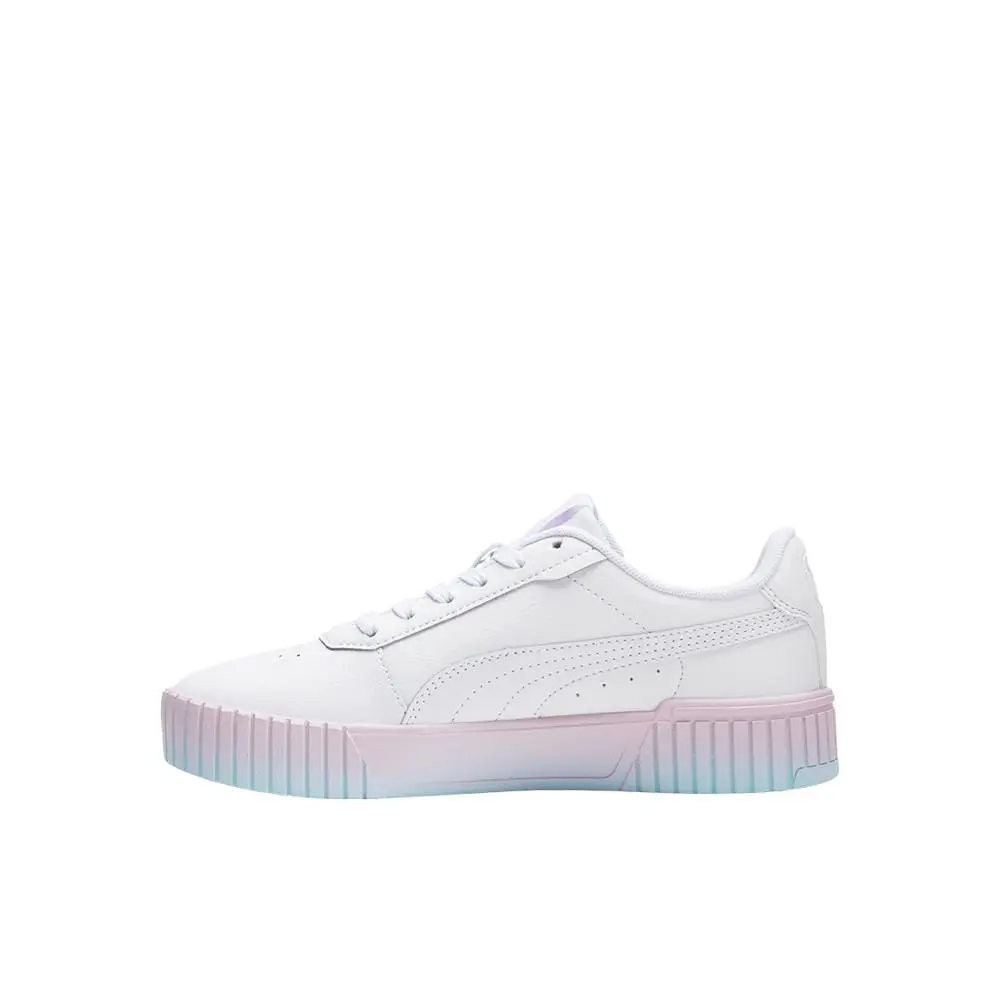 Puma shoes - PUMA Carina 2.0 Gradient Lace Up  Youth - 39359901 - White 1
