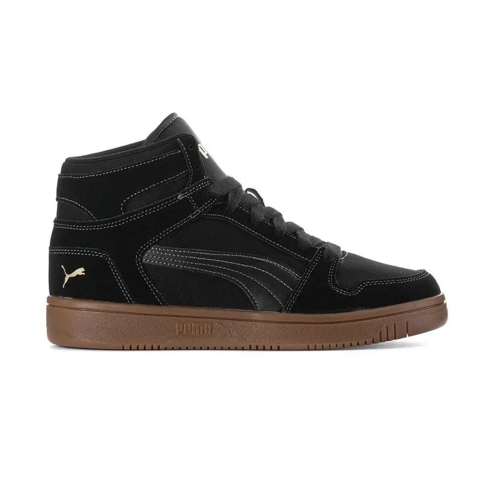 Men`s Puma Rebound Layup Mix Puma Black-puma Gold 408851 01 - Puma Black-Puma Gold