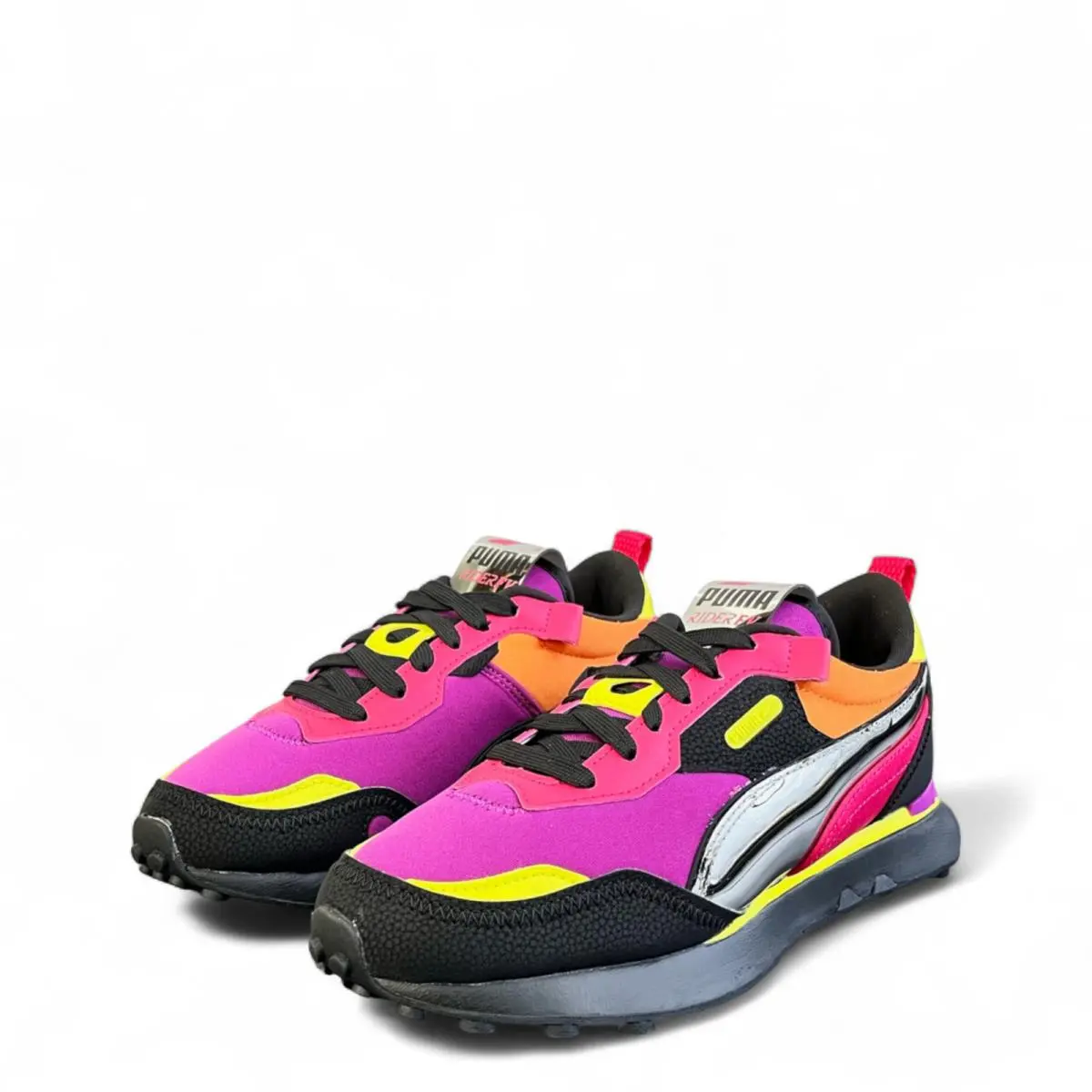 Puma shoes - PUMA Rider FV - Rider - 390937 01 - Hollyhock/Black/Metallic 0