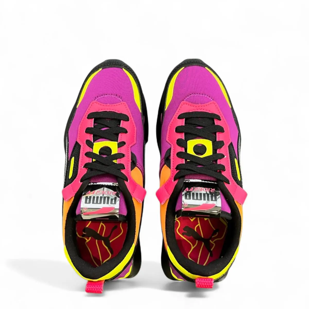 Puma shoes - PUMA Rider FV - Rider - 390937 01 - Hollyhock/Black/Metallic 8