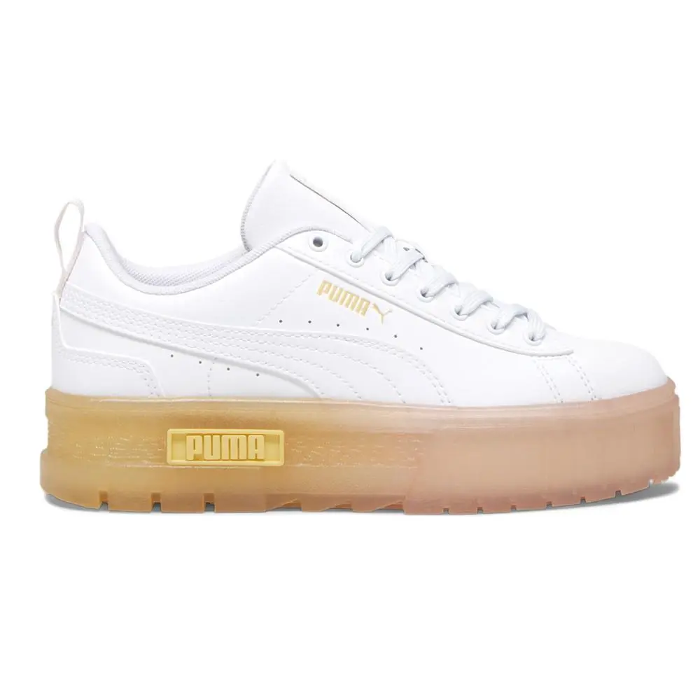 Puma Mayze Beach Days Platform Womens White Sneakers Casual Shoes 39307701