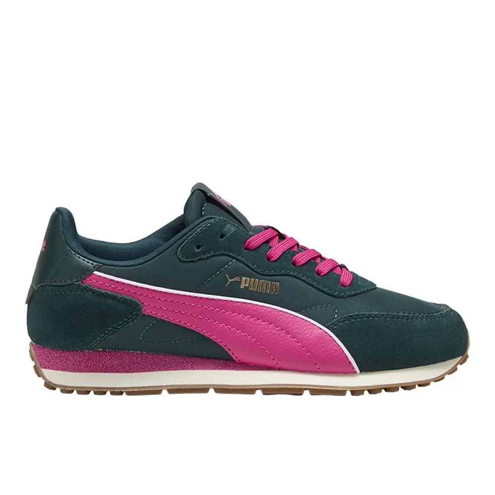 St Miler Rose Lace Up Womens Green Pink Sneakers Casual Shoes 40263603 by Puma