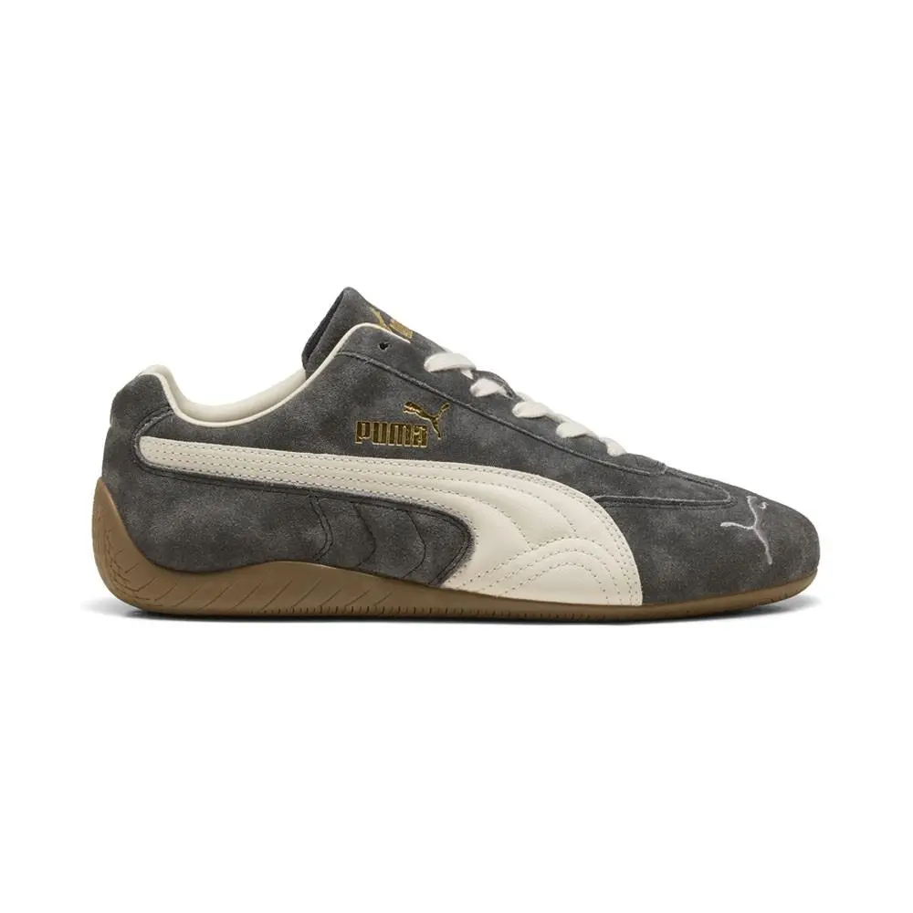 Puma Speedcat Faded Lace Up Mens Grey Sneakers Casual Shoes 40368803