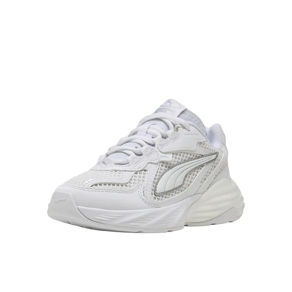 Puma shoes - PUMA Fade Nitro Lace Up  Youth - 40688804 - White 0