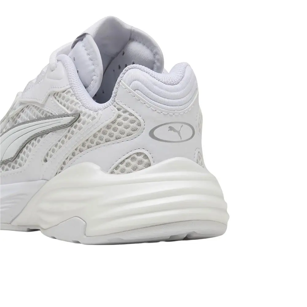 Puma shoes - PUMA Fade Nitro Lace Up  Youth - 40688804 - White 5