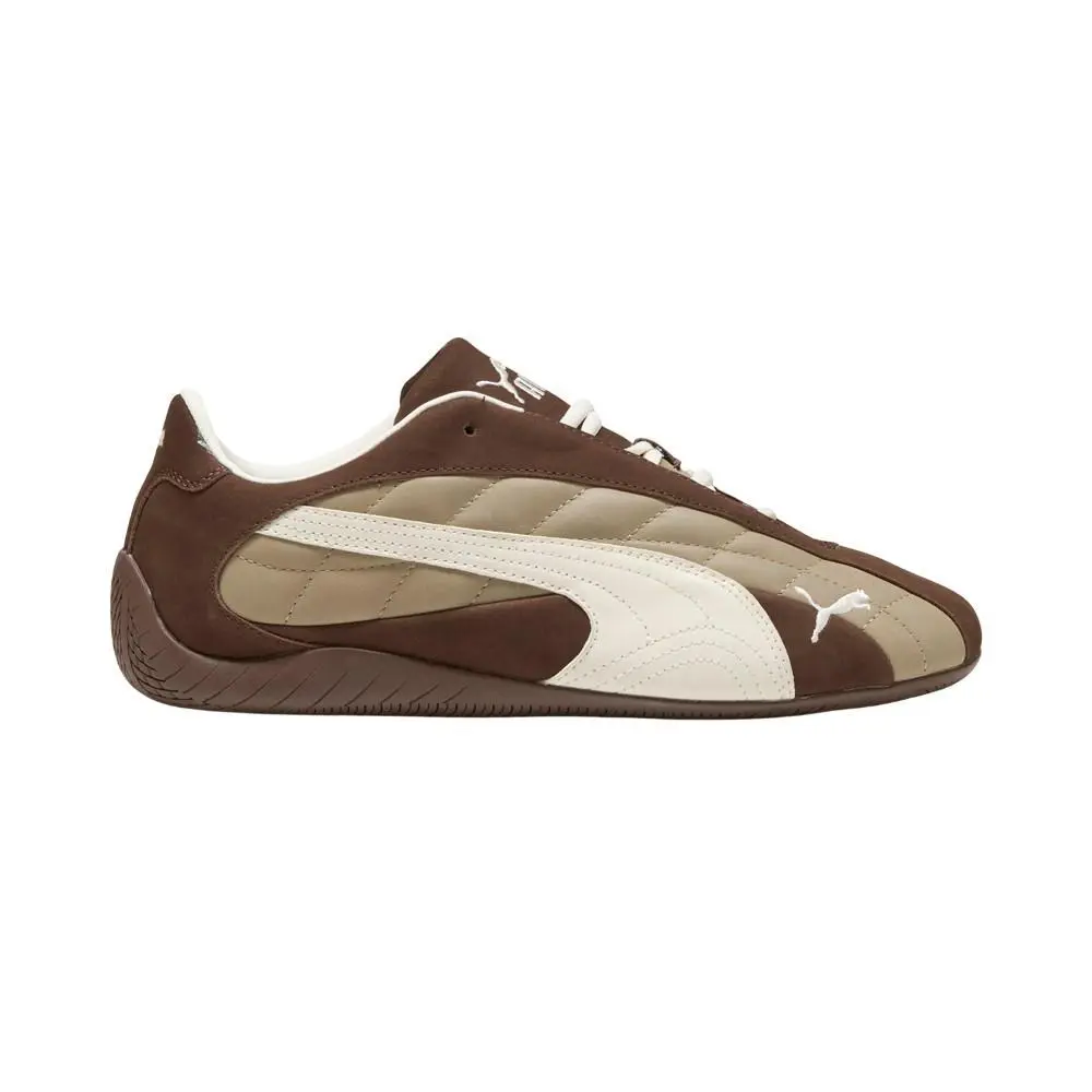 Puma Speedcat Plus Quilted Lace Up Mens Brown Sneakers Casual Shoes 40342901