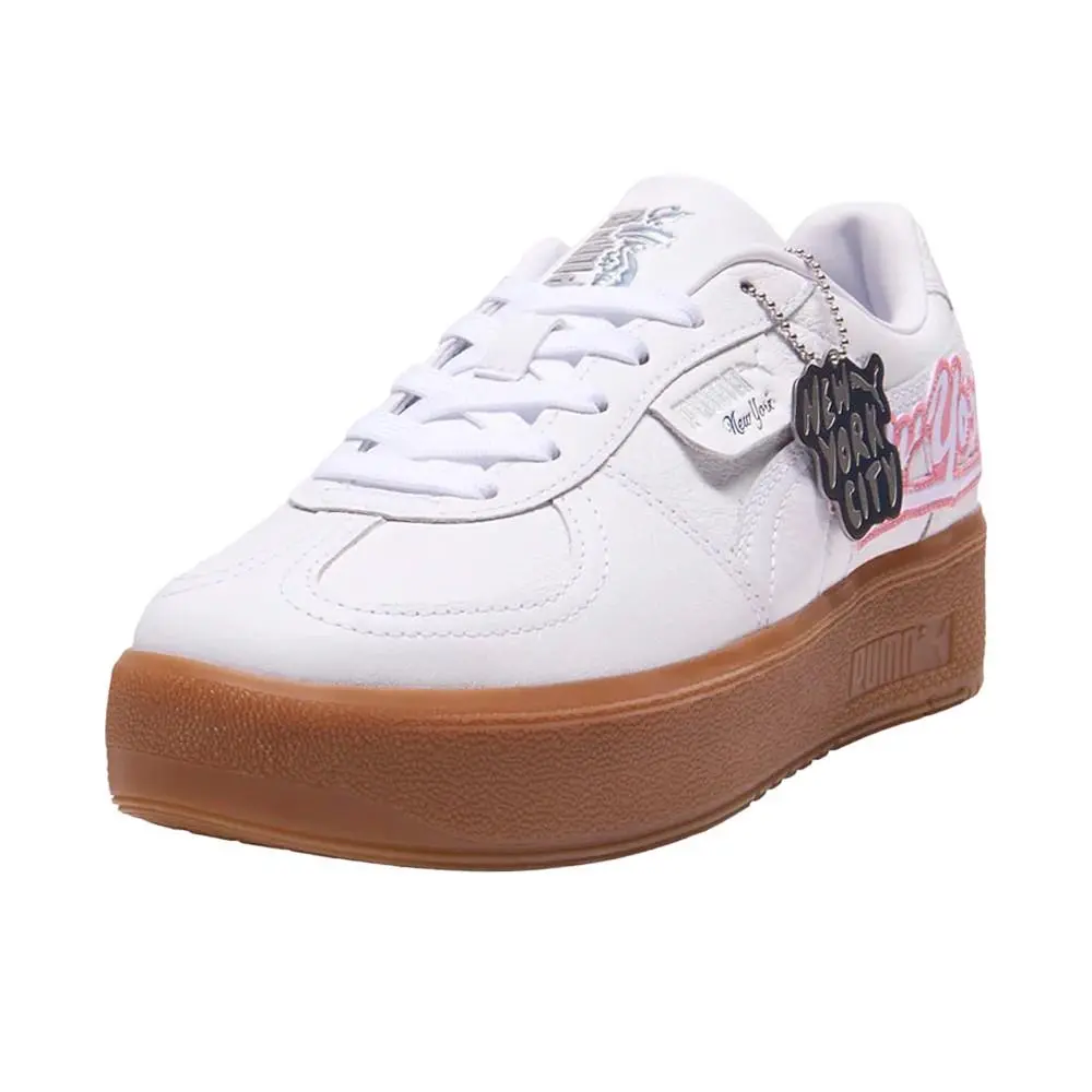 Puma shoes - PUMA Palermo Elevata Nyc Graffiti Platform - 40455401 - White 0