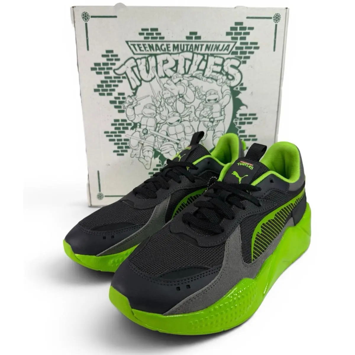 Teenage Mutant Ninja Turtles x  Rs-x City Sewer Tmnt Jr Junior Big Kid Sizes Green by Puma