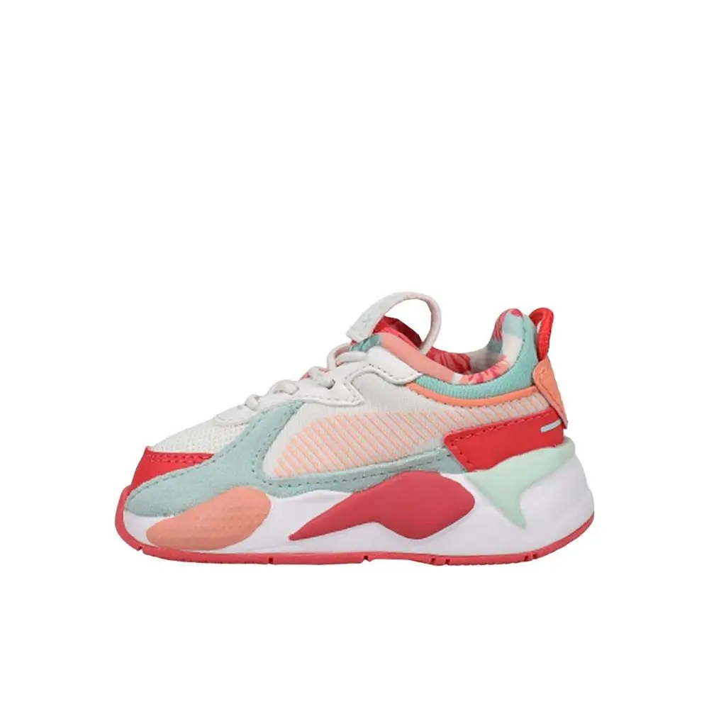 Puma shoes - PUMA RsX Flower Aura 2 Lace Up  Toddler - 384653-01 - Red, White 7