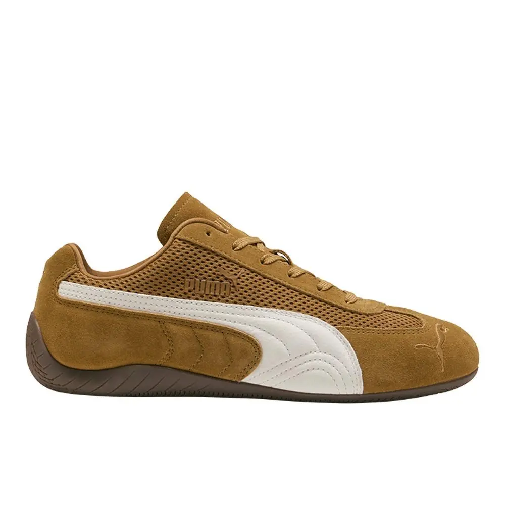 Speedcat Mesh Lace Up Mens Brown Sneakers Casual Shoes 40437005 by Puma